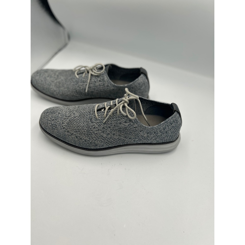 Cole Haan Zerogrand Stitchlite Grey Knit Oxford Shoes Mens 10.5M C36872